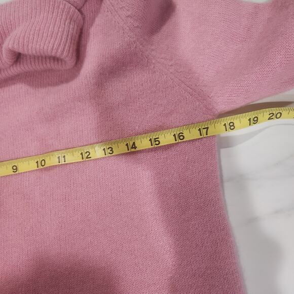Jeanne Pierre Petites Elegant LambsWool Angora Sweater Pink, Soft, Warm, Elegant - Picture 4 of 6